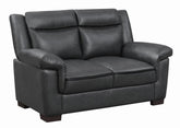 Coaster Arabella Pillow Top Upholstered Loveseat Grey Model 506592